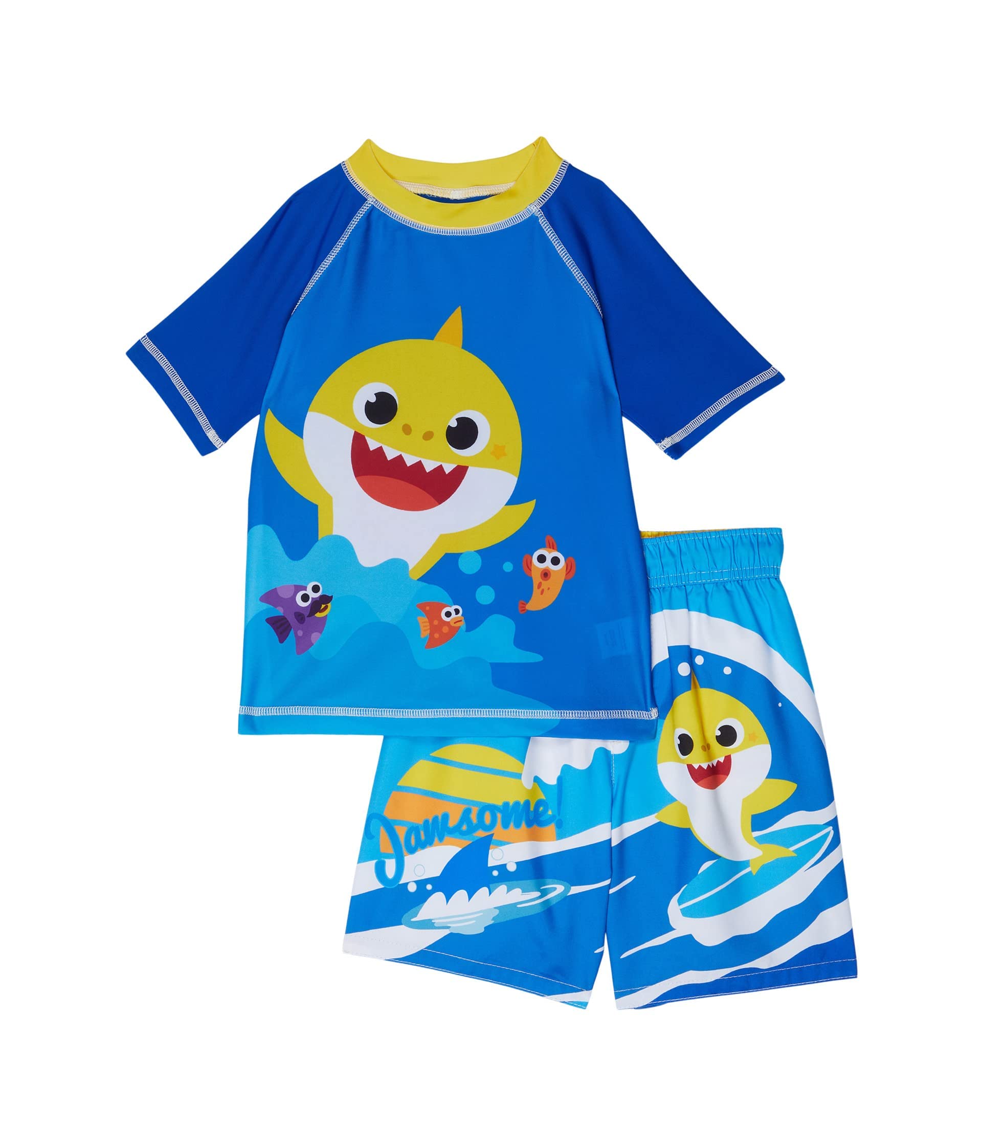Dreamwave Baby Shark Swimwear Set for Toddler Boys - UPF 50+ Sun Protection, Quick-Dry Fabric - Perfect for Beach, Pool & Summer Water Play