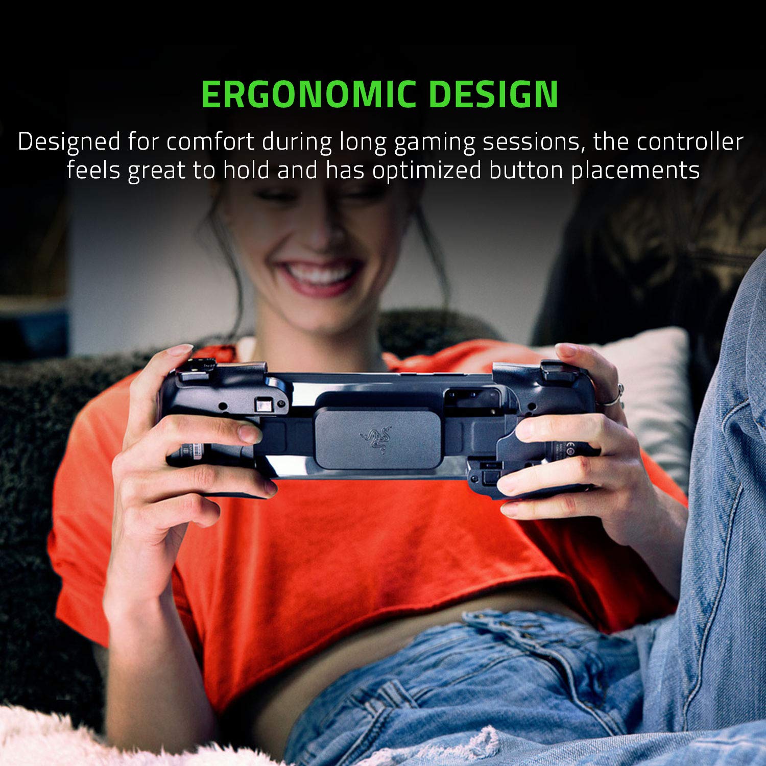 Razer Kishi Mobile Game Controller for Xbox & Android USB-C | Low Latency Gamepad with Passthrough Charging | Compatible with Samsung, Pixel, & More | Perfect for Game Pass Ultimate, xCloud, & Cloud Gaming | Ideal for On-the-Go Gaming & Home Entertainment