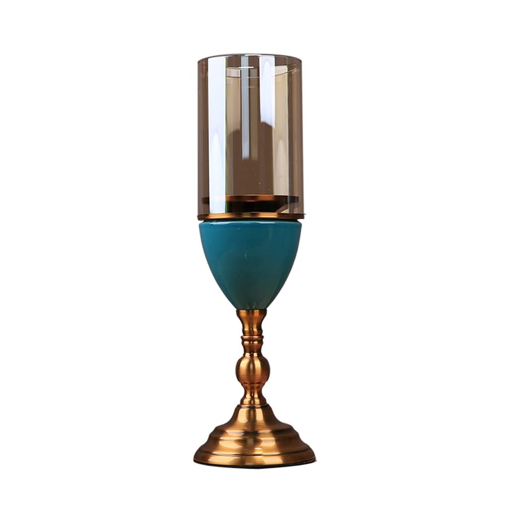 Nordic Style Luxury Metal Candle Holder - Elegant Candelabra for Moisture Candles, Perfect for Dinner Parties, Living Room, Kitchen & Restaurant Decor (Color: A) | Romantic Ambiance Lighting for Home & Commercial Spaces
