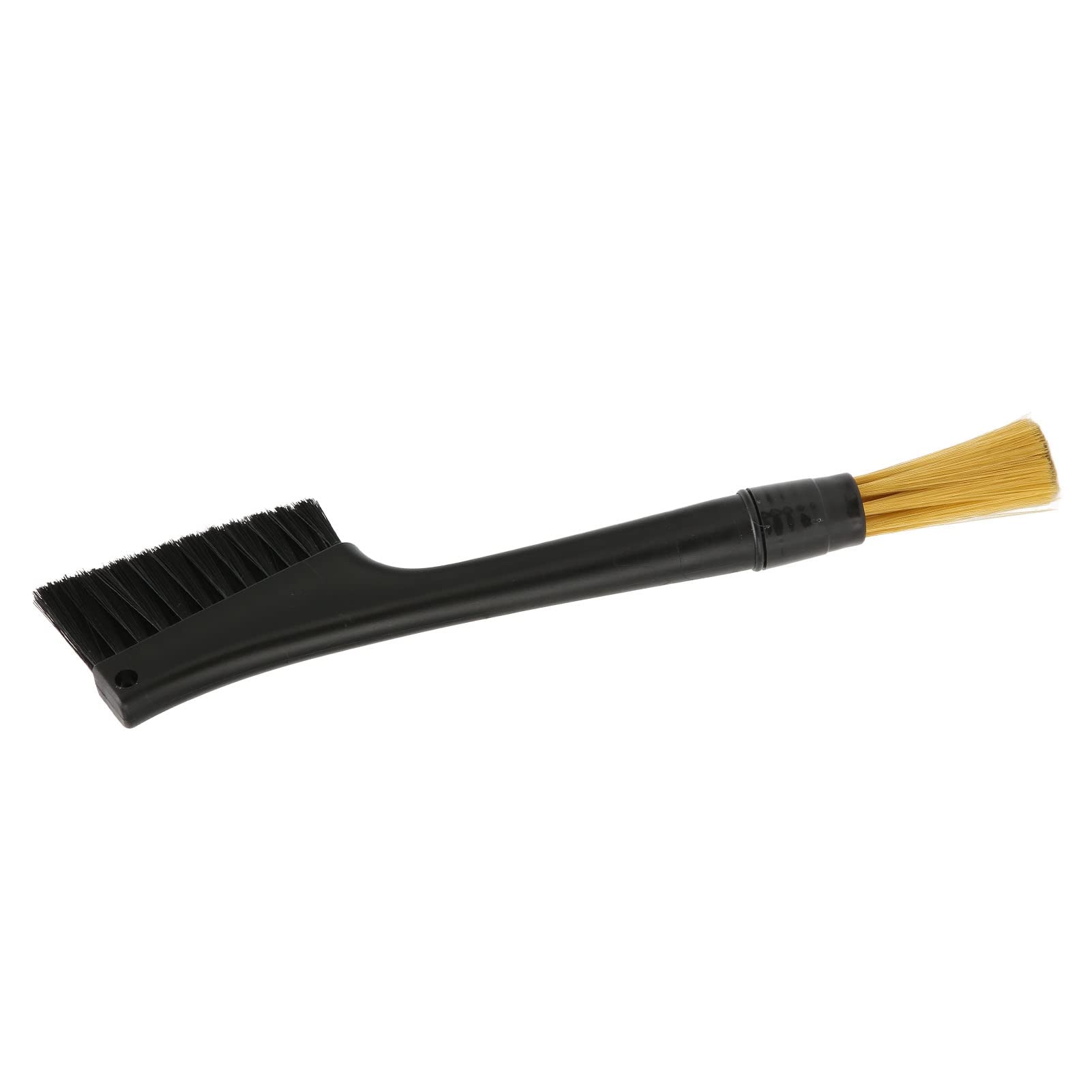 Premium Coffee Grinder Brush - Soft Bristles, Plastic Round Handle with Hanging Hole for Espresso Machines & French Press | Ideal for Home Baristas, Cafes & Restaurants | Easy Cleaning for Coffee Grounds & Kitchen Countertops