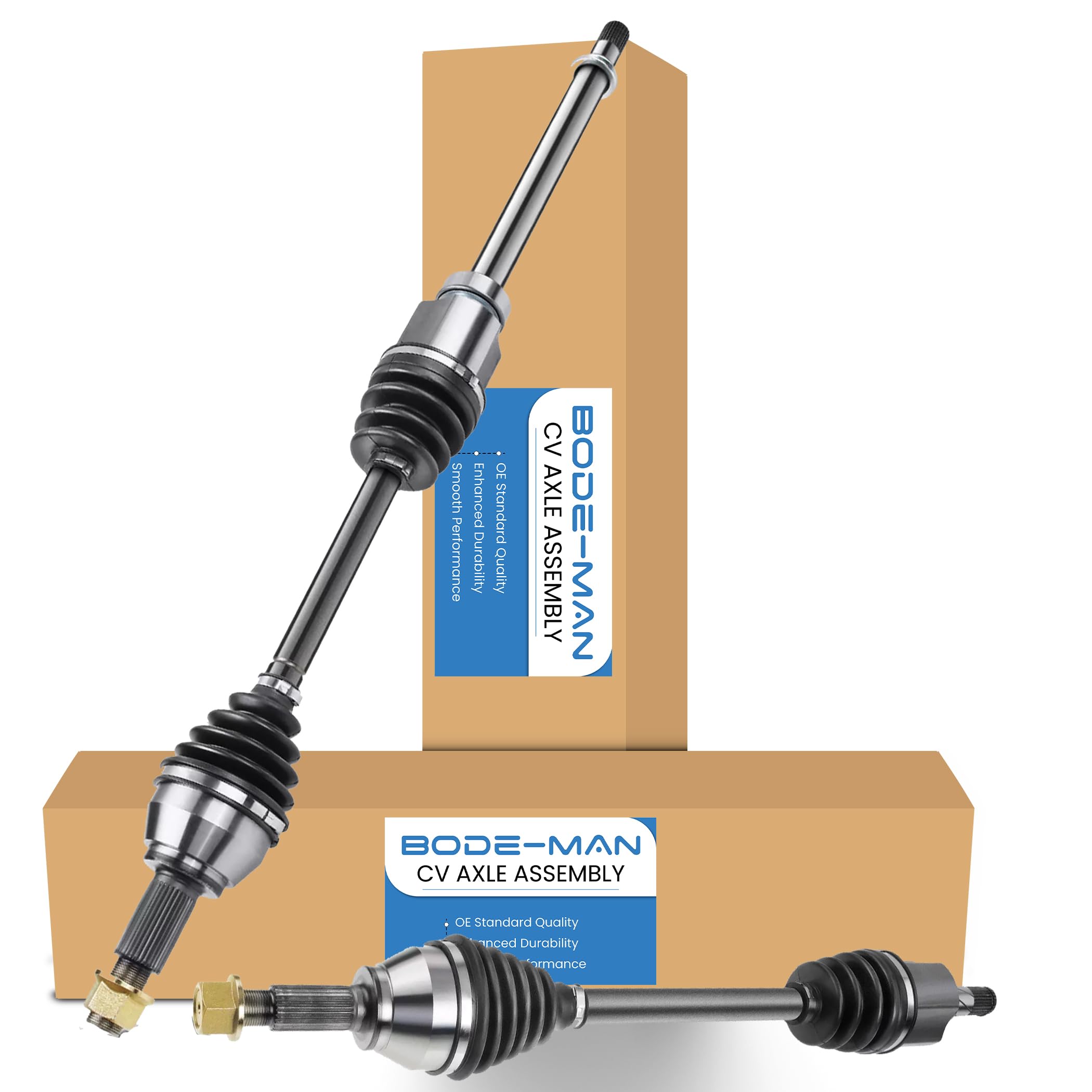2PC Front CV Axle Half Shaft Assembly Compatible with 2013-2018 Nissan Altima 2.5L Sedan with CVT Transmission - Replacement for Worn or Damaged Axles, Smooth Ride & Improved Performance