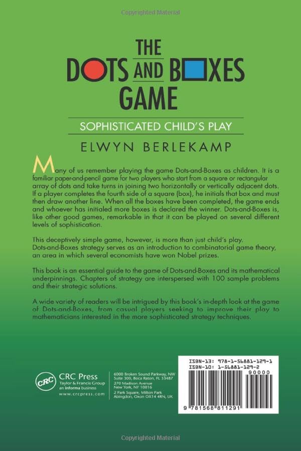 Dots and Boxes Game - Strategy Board Game for Kids & Adults | Fun Family & Classroom Activity | Perfect for Travel, Parties & Educational Play