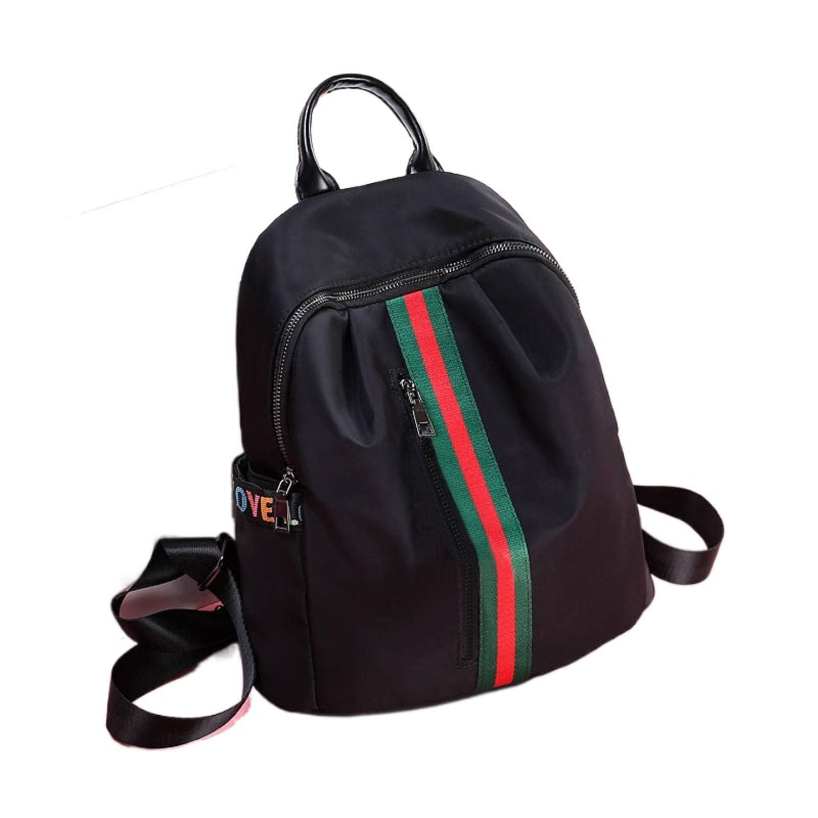Women's Oxford Cloth Backpack - Fashion Print Travel & School Bag for Daily Use