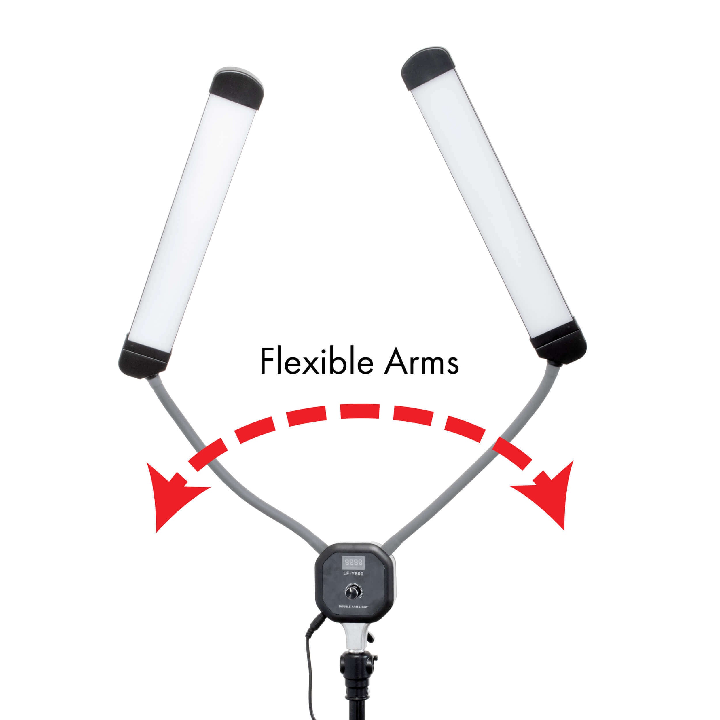 TIRA LED Strong & Adjustable Strip Light with Table Top Stand - Bright Lighting for Home Office, Studio, Photography & Video Production