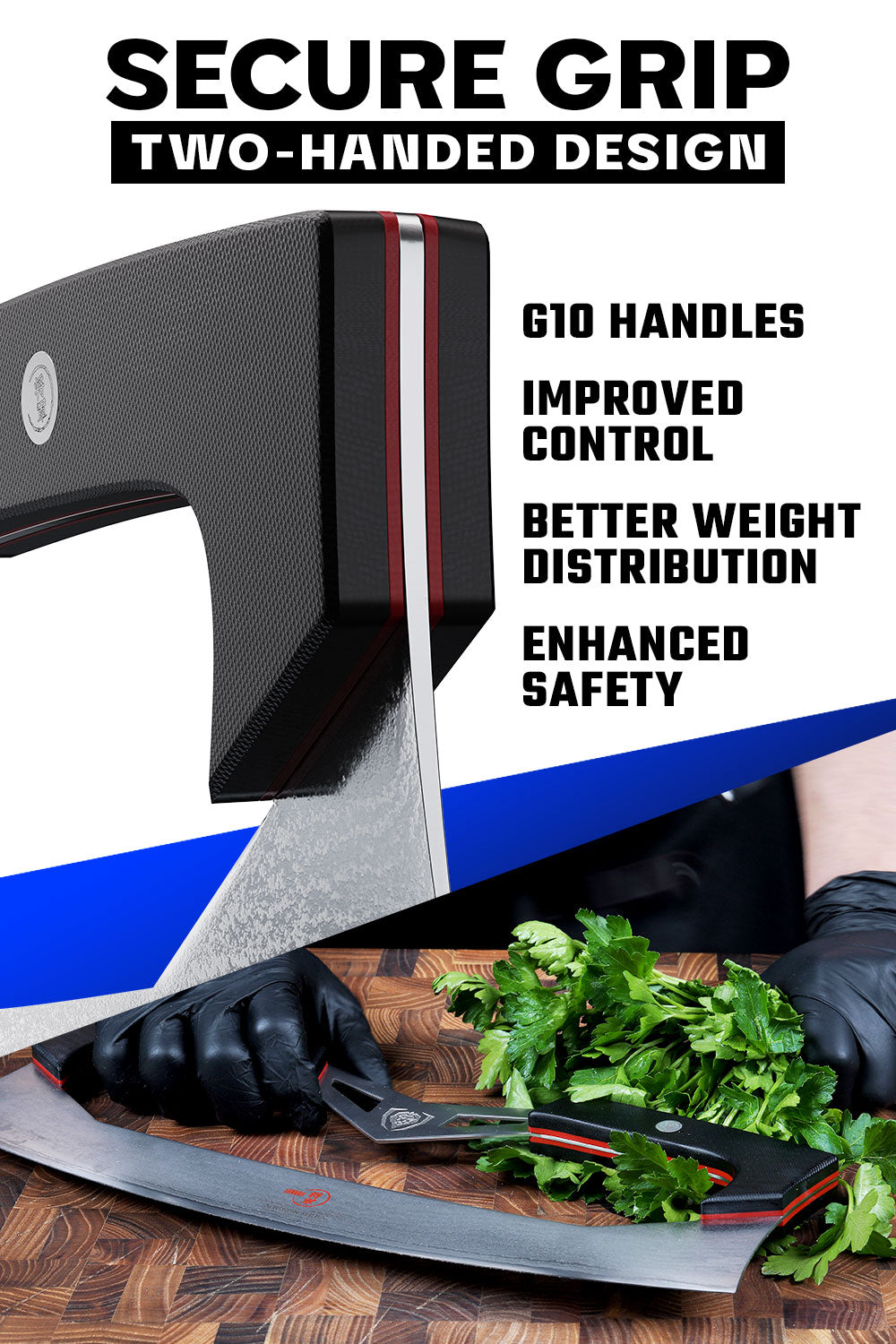 Dalstrong Shogun Series Elite Limited Edition 14-inch Pizza Knife - Two-Handed Blade with Wall Mount Display - Perfect for Professional Chefs & Home Pizza Enthusiasts
