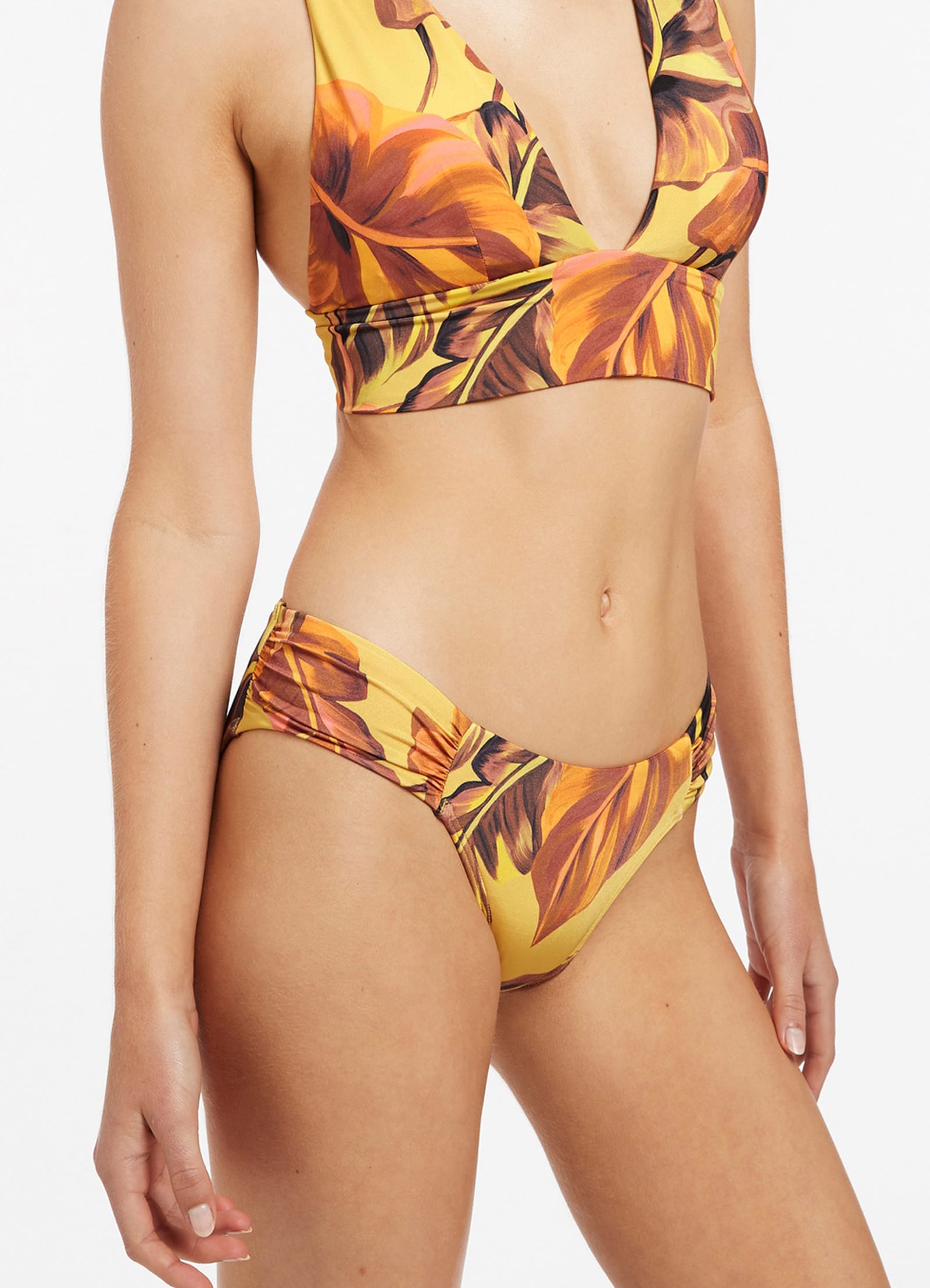 Palmas Ruched Hipster Underwear - Comfortable & Sexy Citrus Print Panties for Women | Perfect for Everyday Wear & Lounge