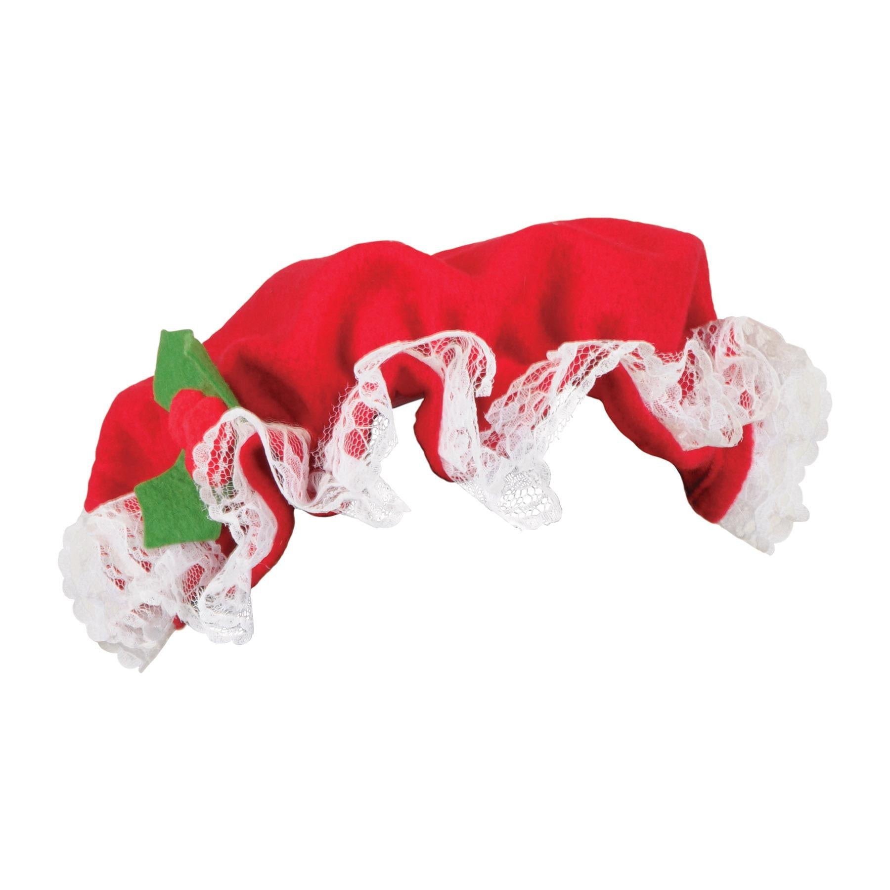 12 Pack Beistle Christmas Mrs Claus Hat - Festive Santa Hats for Holiday Parties, Costumes & Christmas Decorations