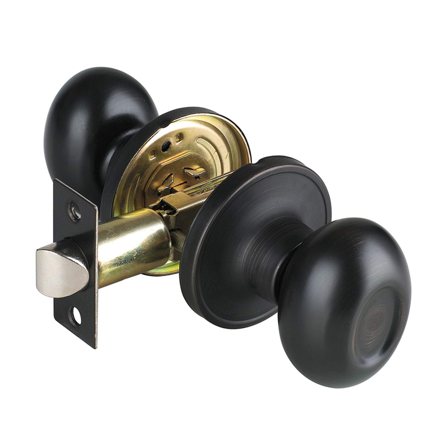 15 Pack Oil Rubbed Bronze Door Knobs - Passage Door Hardware Set 692-ORB-SET (15-Piece, Hallway & Closet) - Durable Interior Door Handles for Home, Office & Commercial Use