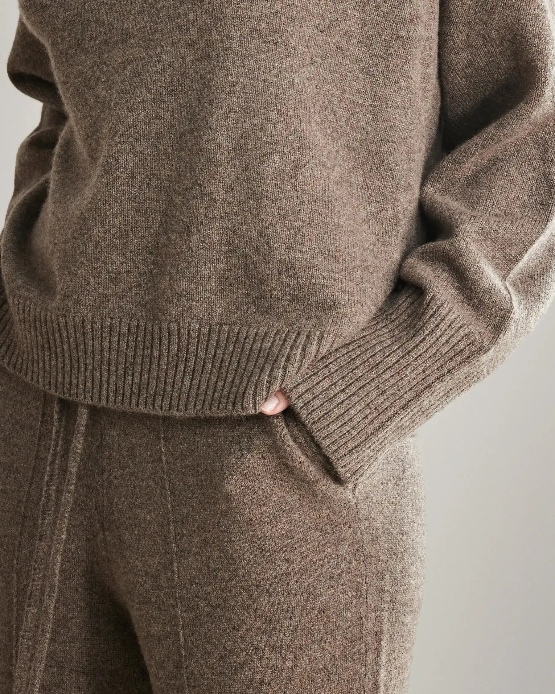Women's Soft Cashmere Hooded Sweater - Cozy Winter Pullover for Lounge, Travel & Casual Outfits