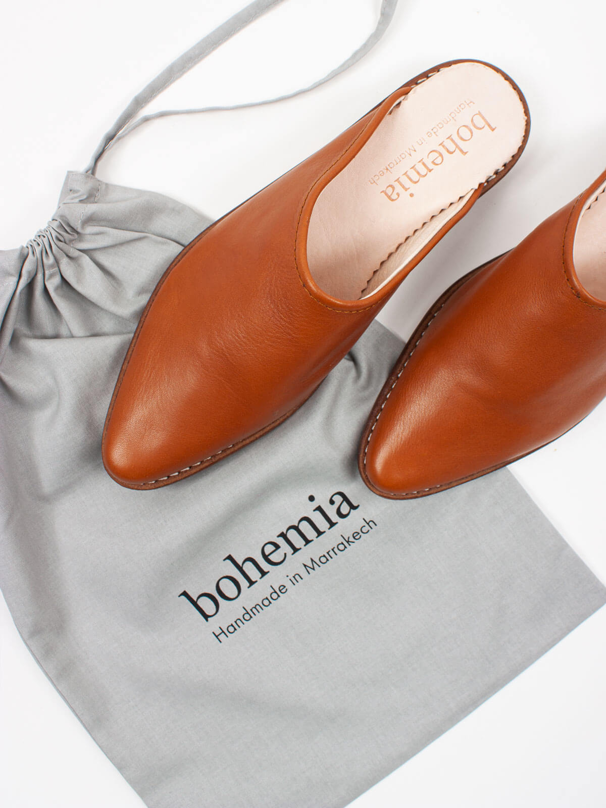 Comfortable Tan Leather Mules for Women - Slip On Casual Shoes for Walking, Travel & Everyday Wear