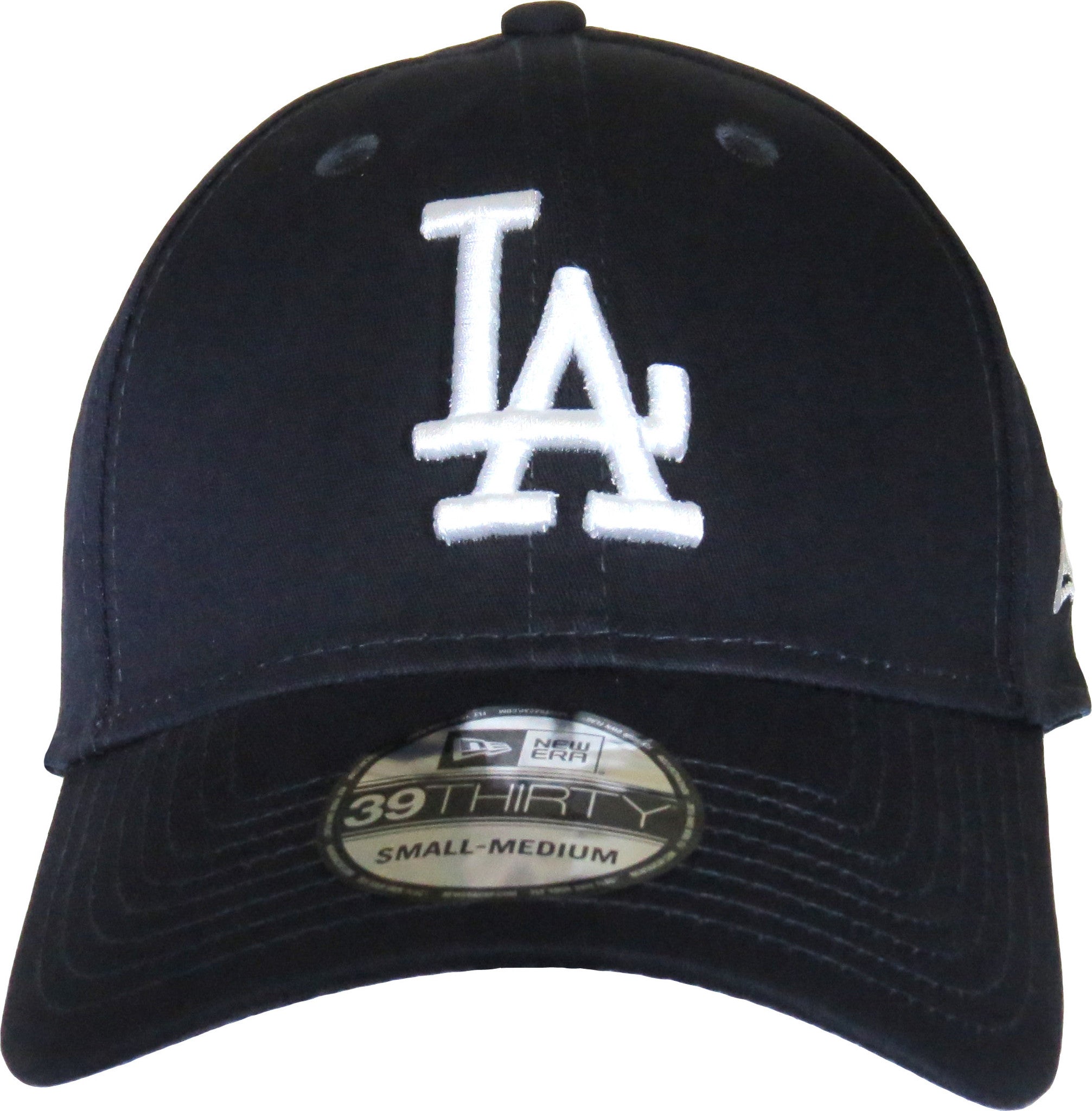Los Angeles Dodgers New Era 39Thirty Stretch Fit Navy Baseball Cap - Official MLB Hat for Men & Women, Comfortable Adjustable Design for Sports, Casual Wear & Fan Gear