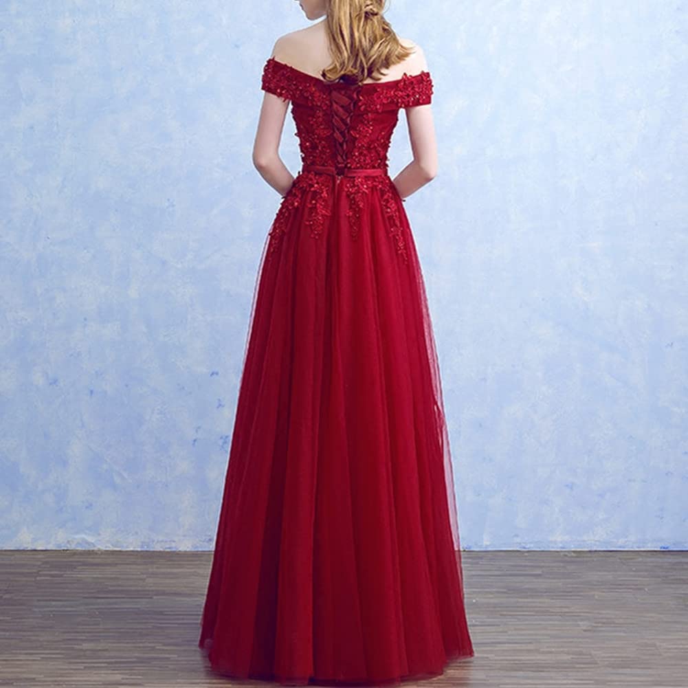 Elegant Off-the-Shoulder Long Formal Evening Dress for Women - Lime Green Prom Gown for Special Occasions | Perfect for Weddings, Galas & Red Carpet Events