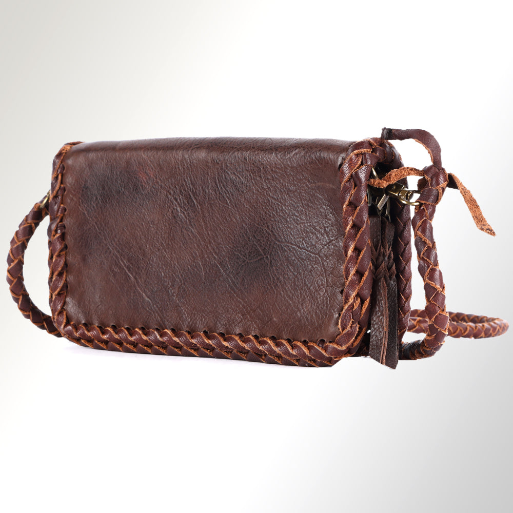 ADBGM320B Genuine Leather Women's Western Handbag Purse - Stylish Cowgirl Crossbody Bag for Rodeo, Date Night & Everyday Use