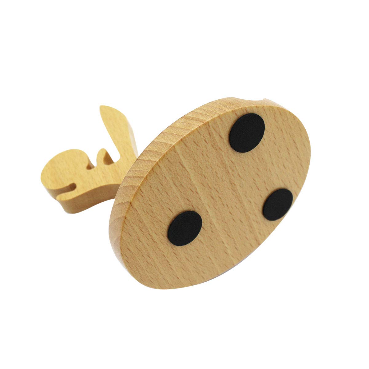 Wooden Cartoon Animal Phone Stand - Universal Smartphone Holder for Desk, Compatible with All Mobile Phones | Perfect for Office, Home Decor & Gift Giving