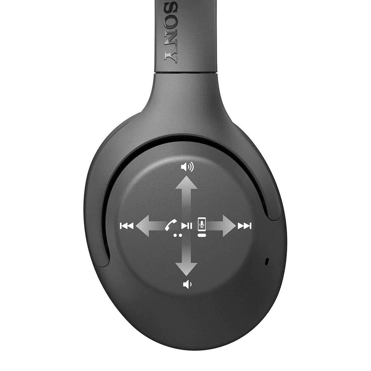 Sony WHXB900N Wireless Bluetooth Noise Cancelling Over-Ear Headphones with Mic, Alexa Voice Control & Phone Call - Black (WH-XB900N/B) - Perfect for Travel, Work & Music Lovers