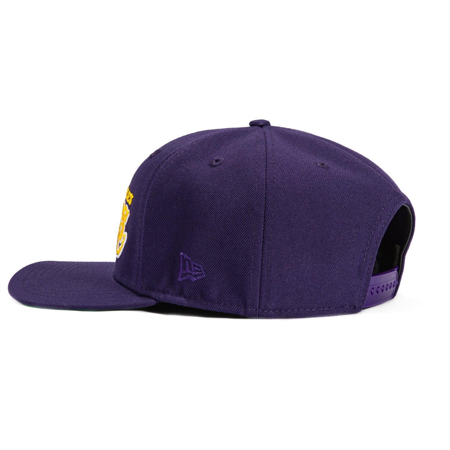 New Era 9Seventy Los Angeles Lakers Alternate Stretch Snapback Hat - Purple & Gold NBA Basketball Cap for Men & Women - Perfect for Games, Fan Gear & Streetwear Fashion
