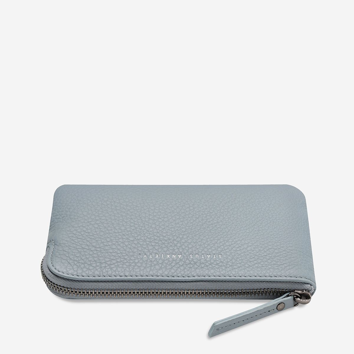 Smoke and Mirrors Wallet - Powder Blue Slim RFID Blocking Minimalist Wallet for Men & Women | Perfect for Travel, Everyday Use & Gift Giving