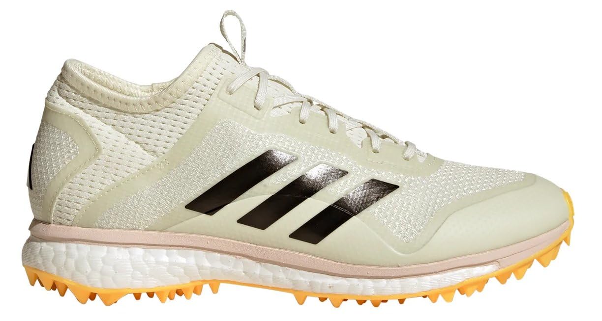 adidas Fabela X Empower Women's Field Hockey & Lacrosse Shoes - Ivory/Black - Lightweight Cleats for Sports & Training
