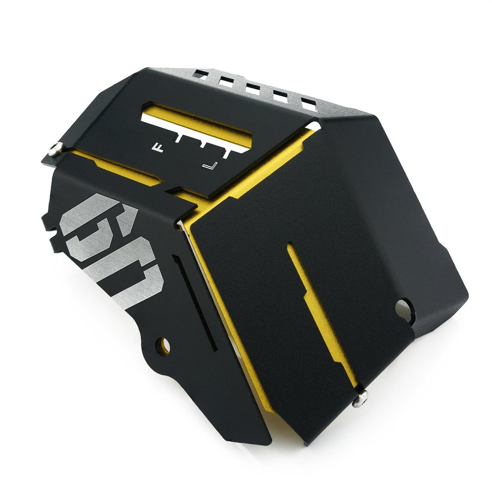 Heinmo Motocross Motorcycle Radiator Side Cover & Coolant Reservoir Tank Grill Guard for Yamaha MT-09 FZ-09 FZ-9 (2014-2016) - Durable Protective Cover for Off-Road & Street Riding