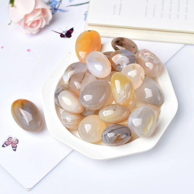 Natural Tumbled Gemstones for Jewelry Making, Healing Crystals & Home Decor - Assorted Healing Stones for Meditation, Reiki & DIY Crafts