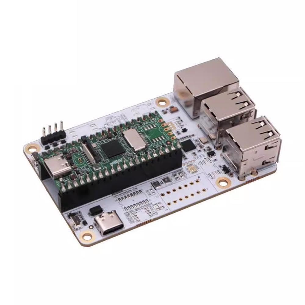 MIL-V Expansion Board USB Hub Backplane for Milk-V Linux with RJ45 Ethernet Port - Connect Peripherals for Home Office & DIY Projects