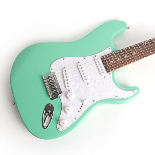 Full Size Electric Guitar Beginner Kit with Amplifier, 600D Gig Bag, Picks, Cable, Strap & Extra Strings - Complete Starter Package for Adults & Teens (FSTS-30, STGR) | Perfect for Home Practice, Live Performances & Music Lessons