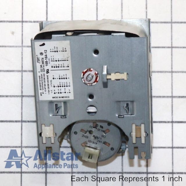 WP3955734 Washing Machine Timer Replacement Part - Compatible with Multiple Brands - Perfect for DIY Home Appliance Repair & Laundry Room Maintenance