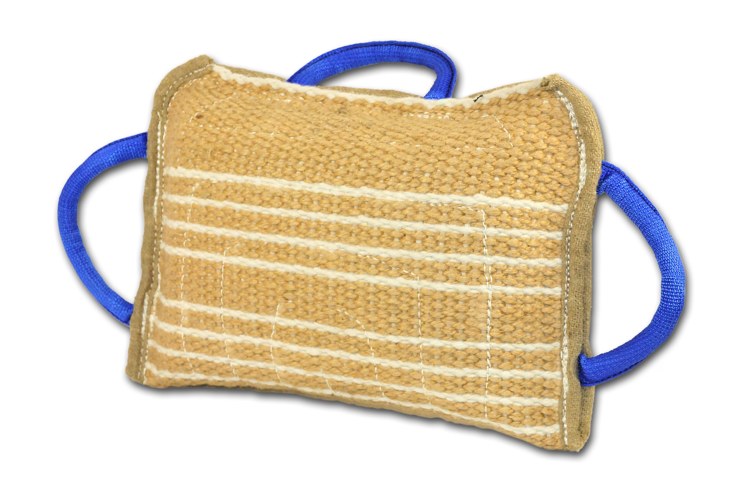 Dean & Tyler Pro Bite Extra Wide Jute Dog Collar Pad - 14.5 x 10.5 Inch Natural Color - Durable & Comfortable for Training, Walking & Outdoor Adventures