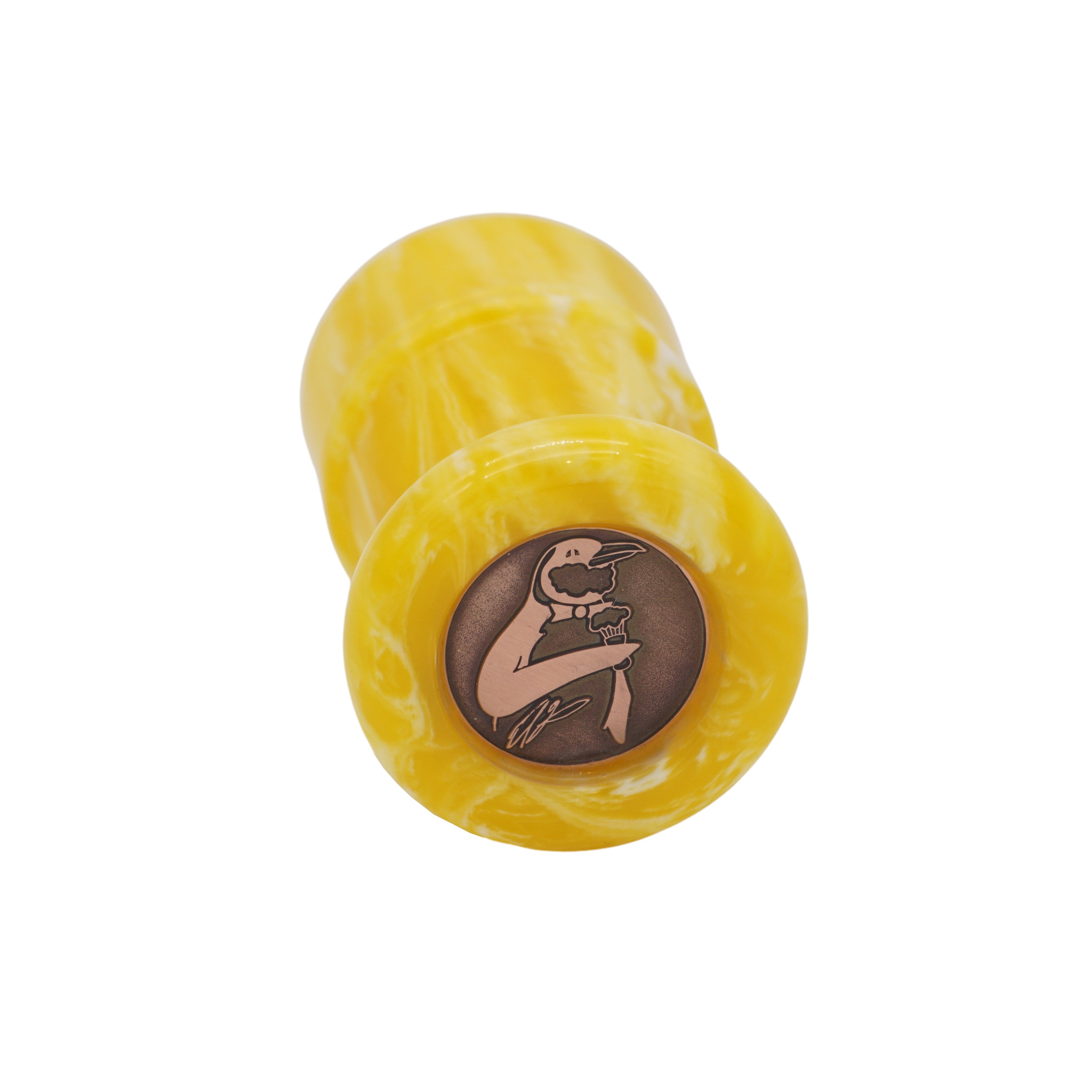 Premium Lemon Drop Handcrafted Shaving Brush Handle - Fits 24mm & 26mm Knots - Perfect for Wet Shaving & Grooming Gifts - Ideal for Barbershops, Home Use & Travel Kits