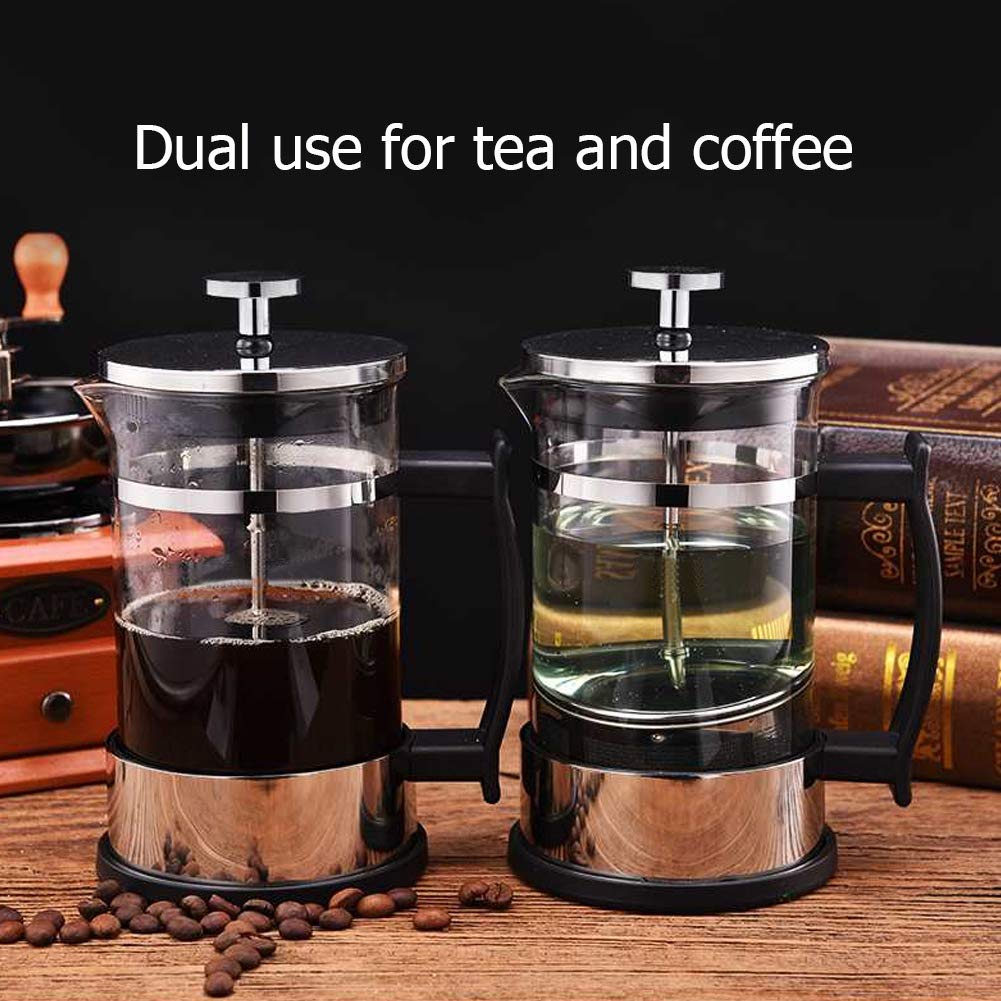 Stainless Steel French Press Coffee Maker for Home & Cafe