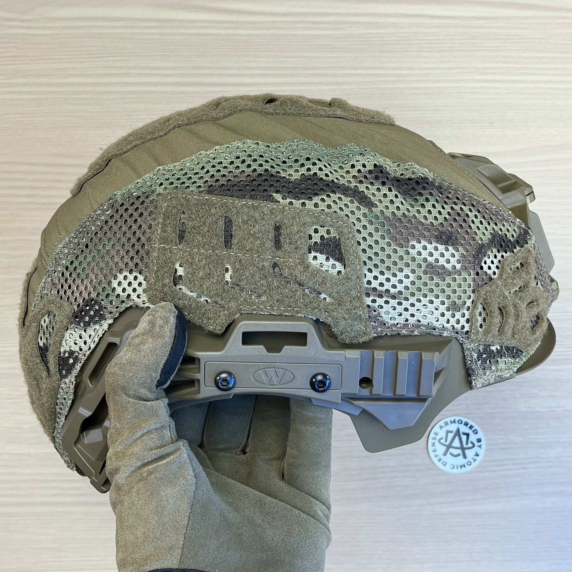 Team Wendy Exfil Carbon Helmet Cover - Tactical Helmet Accessory for Military & Outdoor Use - Lightweight & Durable for Combat, Airsoft, and Hunting