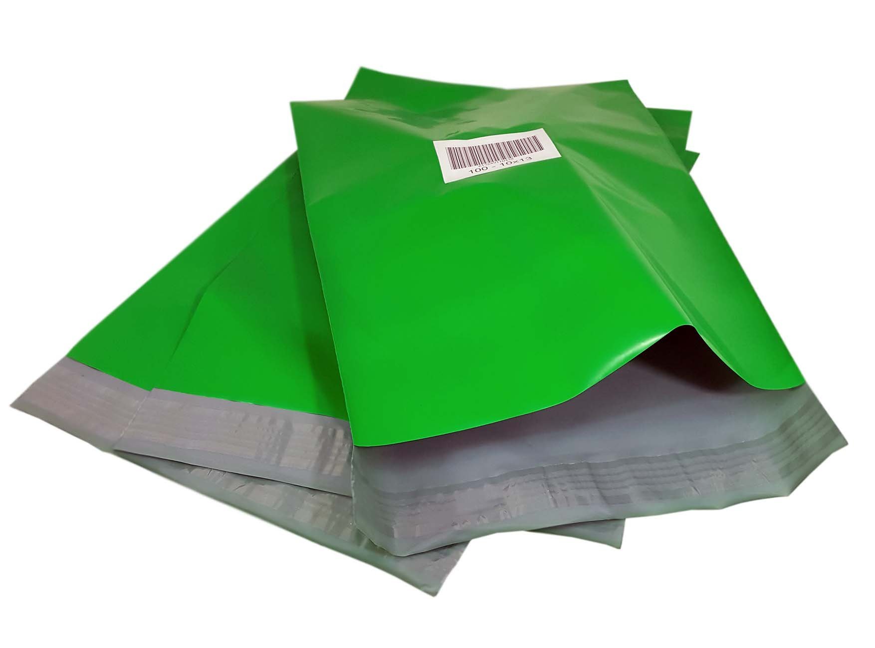 iMBAPrice 10x13 Inches Poly Mailers Shipping Envelopes - 100 Pack Green Waterproof Mailing Bags for Ecommerce, Clothing, Books & Small Business Shipping