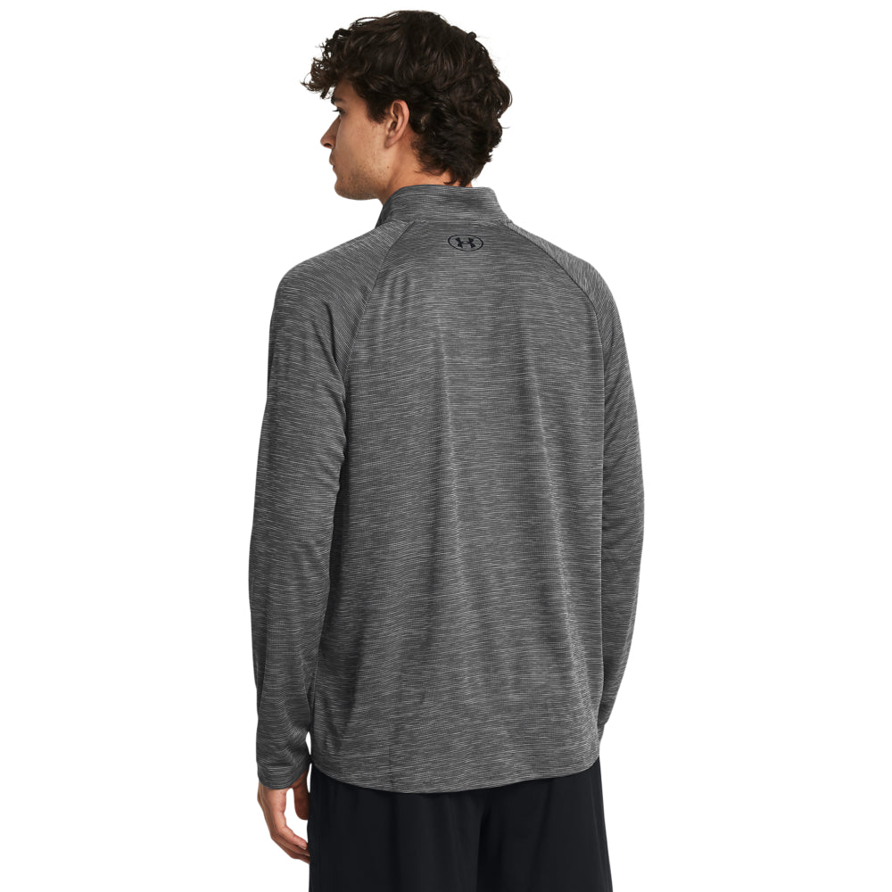 Under Armour Men's Tech Textured 1/2 Zip Pullover - Lightweight Performance Shirt for Running, Gym & Outdoor Activities