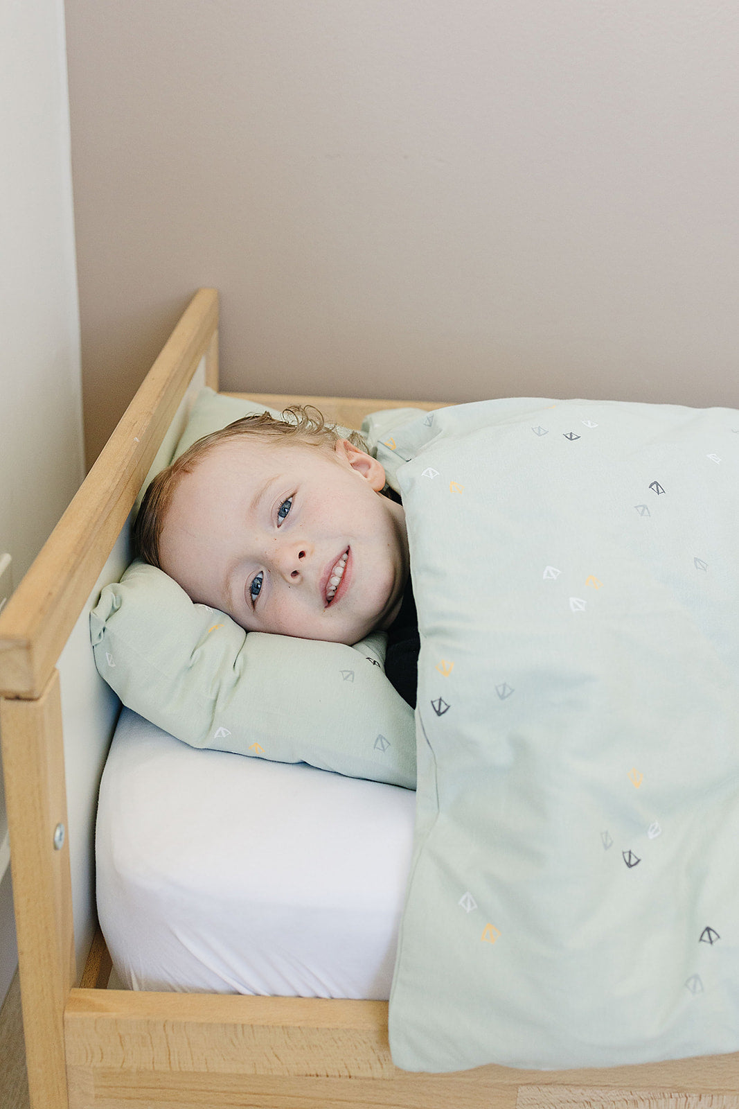 Ecolino® 100% Organic Cotton Duvet Cover for Crib & Toddler | Soft & Hypoallergenic | Perfect for Nursery & Baby Bedroom Decor