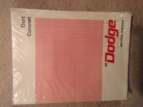 1966 Dodge Charger Coronet Dart Factory Service Repair Manual - Original Shop Manual Reprint for Classic Car Restoration & Maintenance