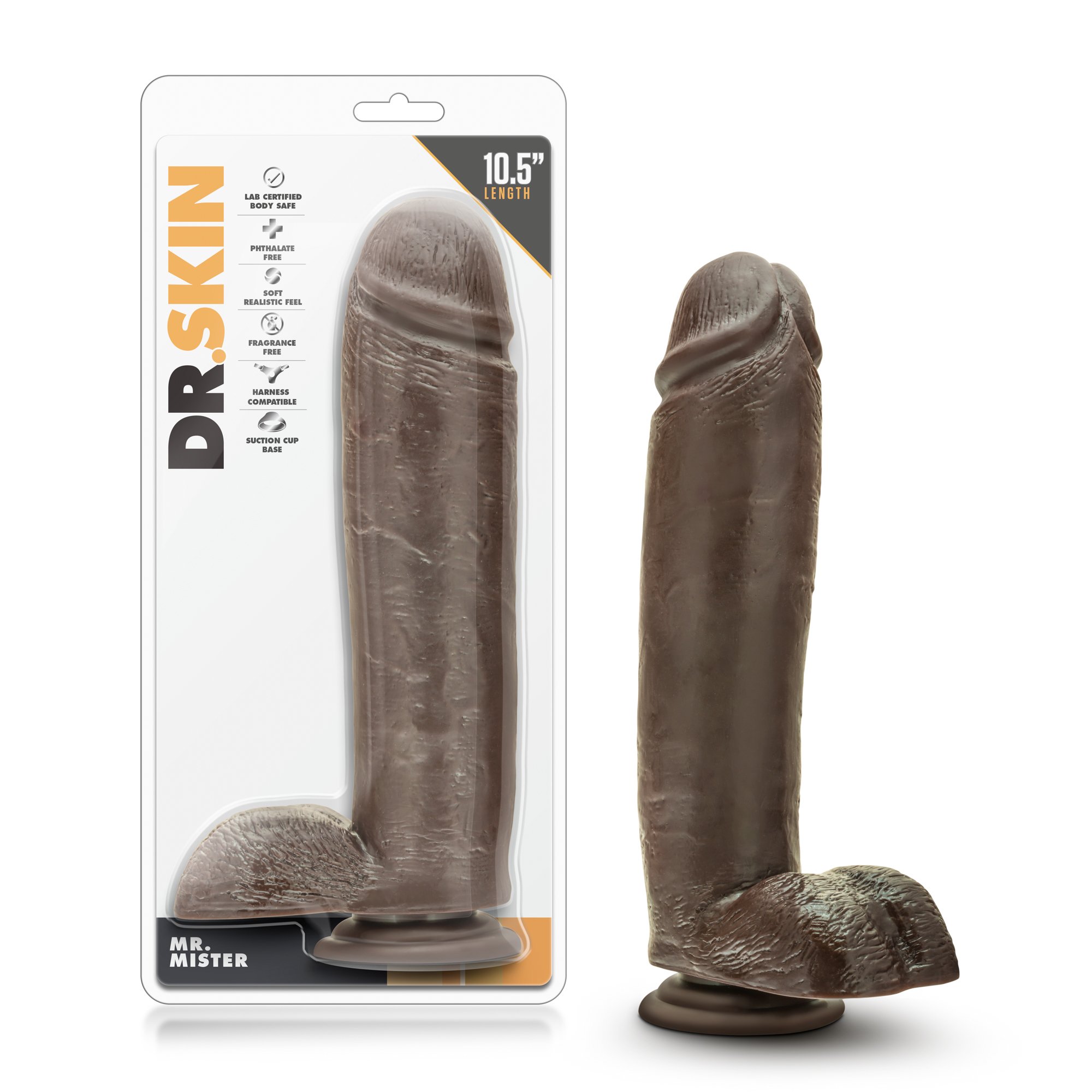 Blush Novelties Mr. Mister 10.5 Inch Realistic Monster Dildo - Ultra-Thick 2.5