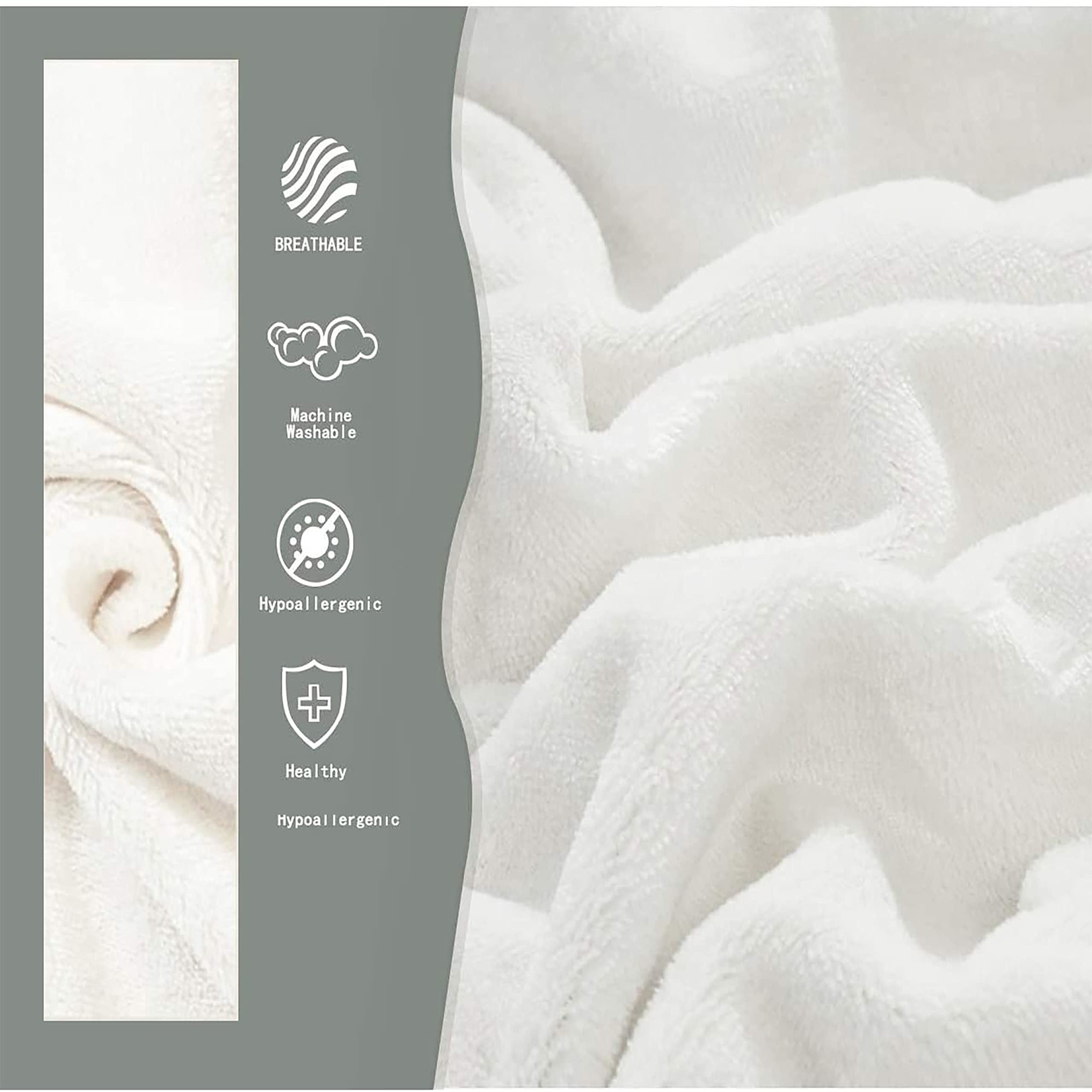 Super Soft Micro Fleece Plaid Patchwork Plush Blanket for Couch, Sofa & Bed - Dual-Sided Decorative Throw - Extra Large 90x120 Inches - Perfect for Travel, Lap & Home Comfort - Gift for Amazing Son