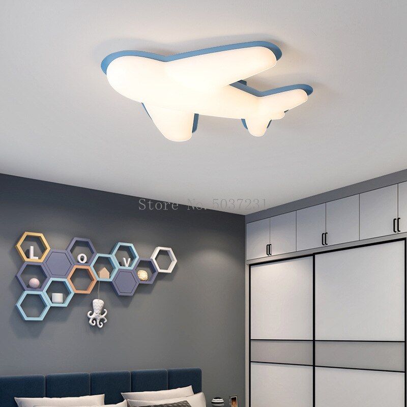 Unique and Stylish Airplane-Themed LED Light Fixture - Perfect for Kids Bedroom, Nursery Decor & Aviation Enthusiasts