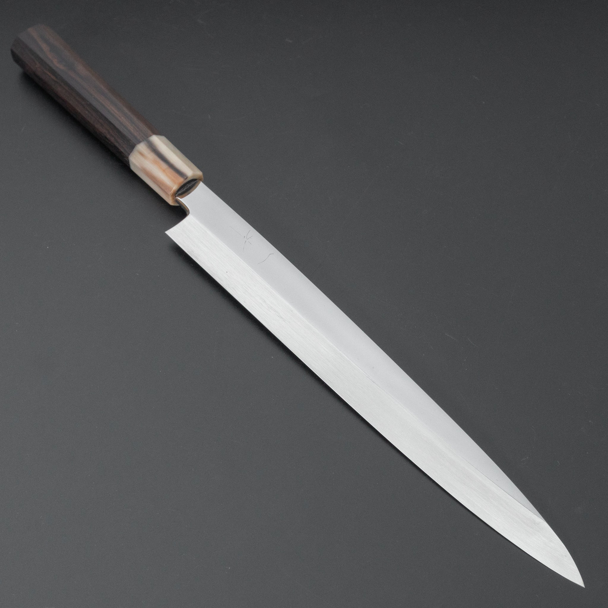 Hitohira Yamatsuka Mosuke Mirror Polished Ginsan Honyaki Yanagiba 270mm Japanese Chef Knife with Ebony Wood Handle & Saya - Perfect for Sushi, Sashimi & Precision Meat Cutting