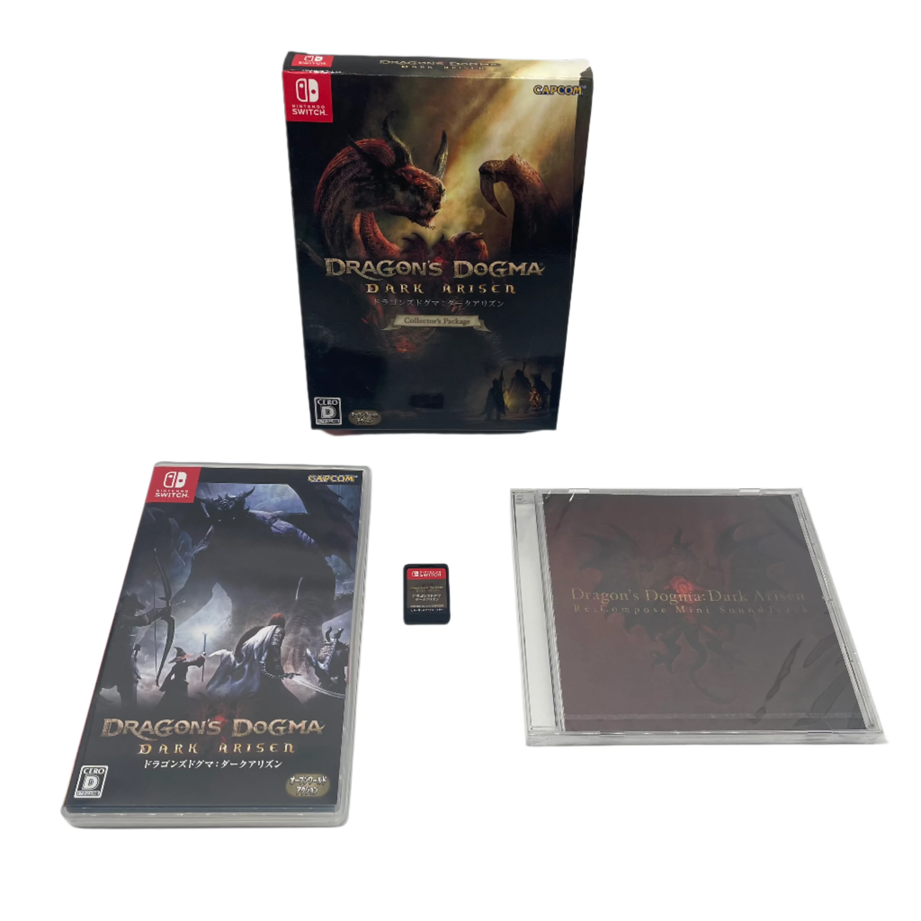 Dragon's Dogma Dark Arisen - Nintendo Switch Game (Complete Collector's Edition) - Japanese Version - Epic Fantasy RPG Adventure for Switch Gamers