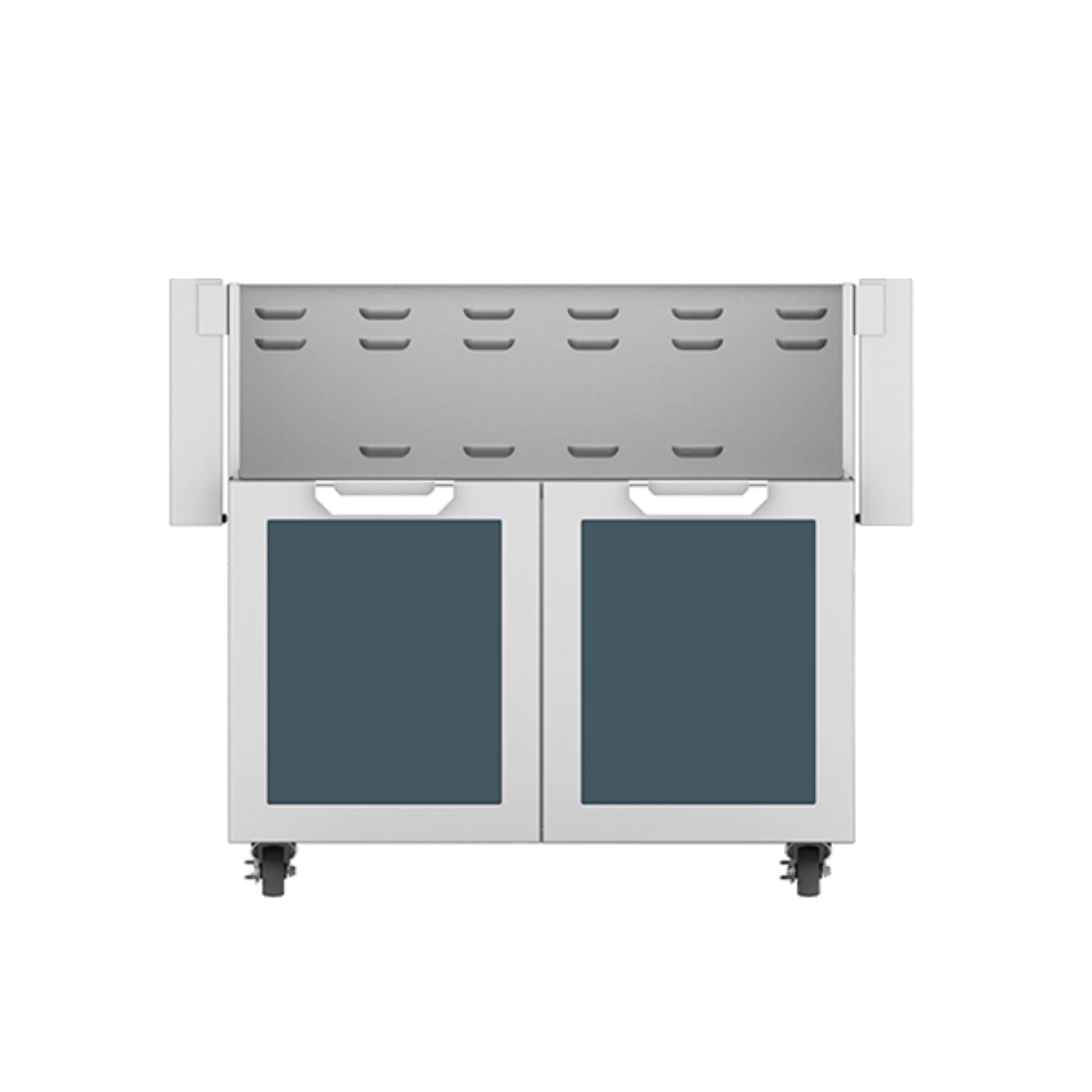 Hestan GCD36 36-Inch Outdoor Stainless Steel Tower Cart with Double Doors - Perfect for Patio, BBQ, and Outdoor Kitchen Storage