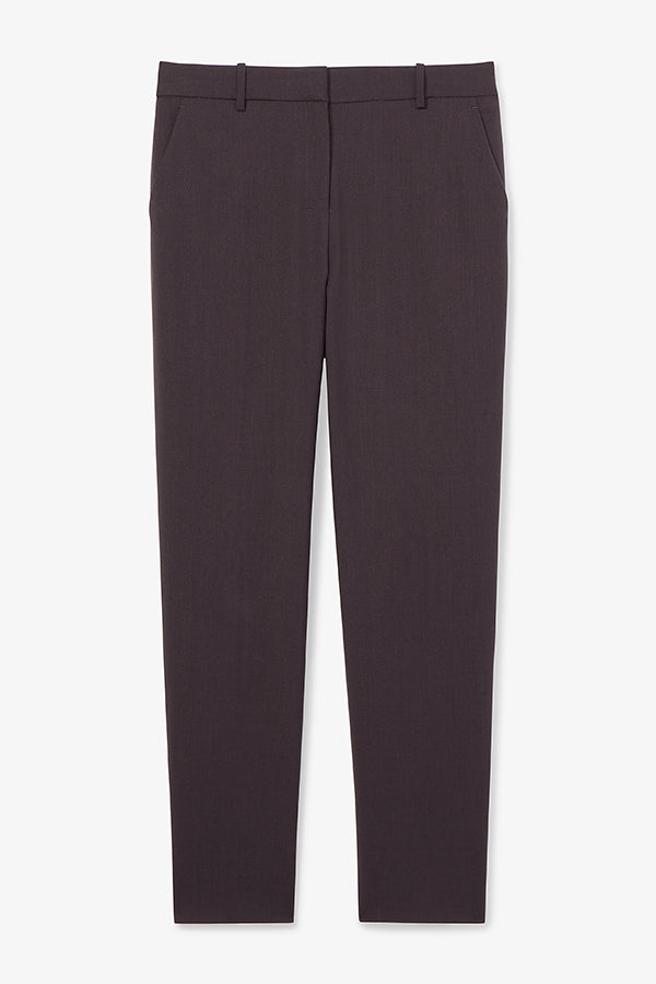 Mejia Washable Wool Twill Pants for Men - Comfortable Haze Gray Trousers for Office, Travel & Casual Wear