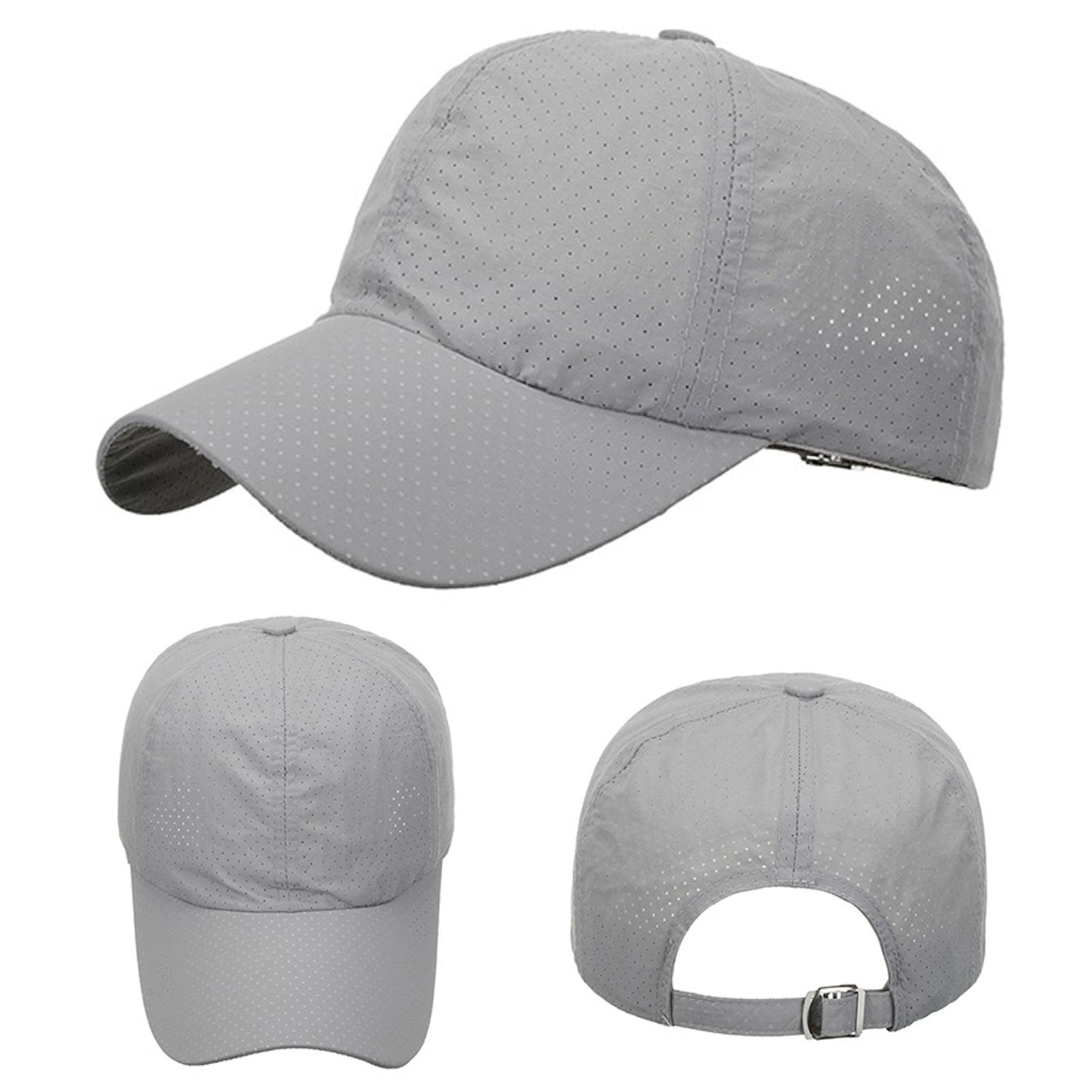 Breathable Mesh Running Hats for Men & Women - Lightweight Jogging Cap for Outdoor Sports, Gym Workouts & Tennis | UV Protection & Sweat-Wicking Design