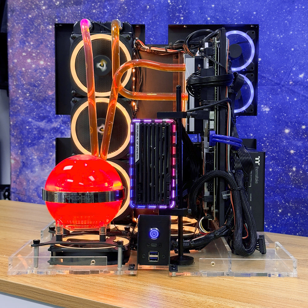 Star Trek Borg Fusion Cube ATX PC Case - Unique Gaming Computer Case for Sci-Fi Fans | Perfect for Conventions, Gaming Setups & Collectors