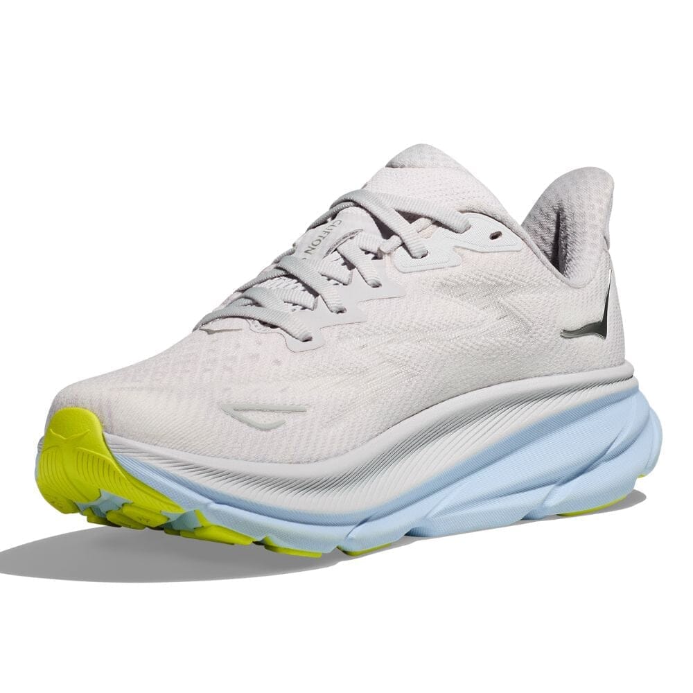 Hoka Women's Clifton 9 Wide Running Shoes - Lightweight Cushioned Sneakers for Road Running, Jogging & Walking - Comfortable Athletic Shoes for Women with Arch Support