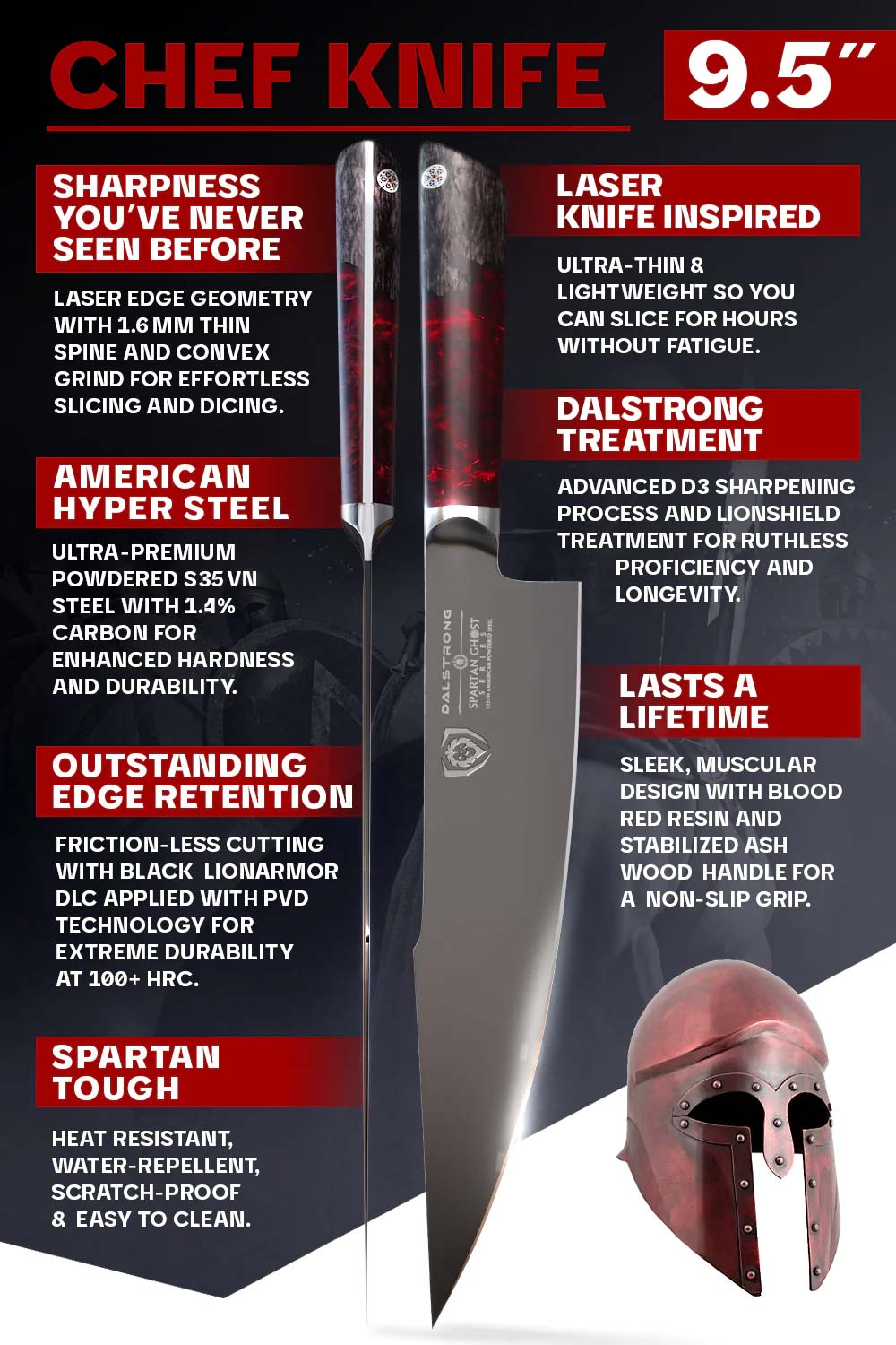 Dalstrong Spartan Ghost Series 9.5