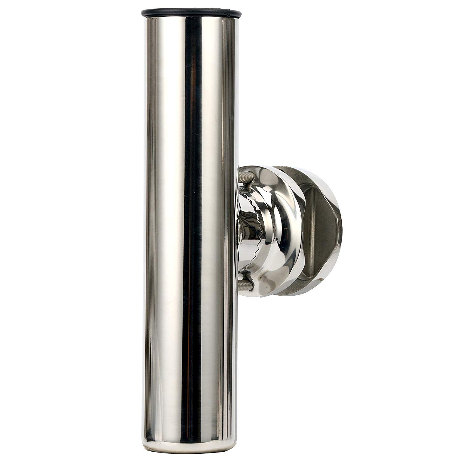 4Pcs Stainless Steel Adjustable Boat Rod Holder - Rail Mount Clamp for 1-1/4