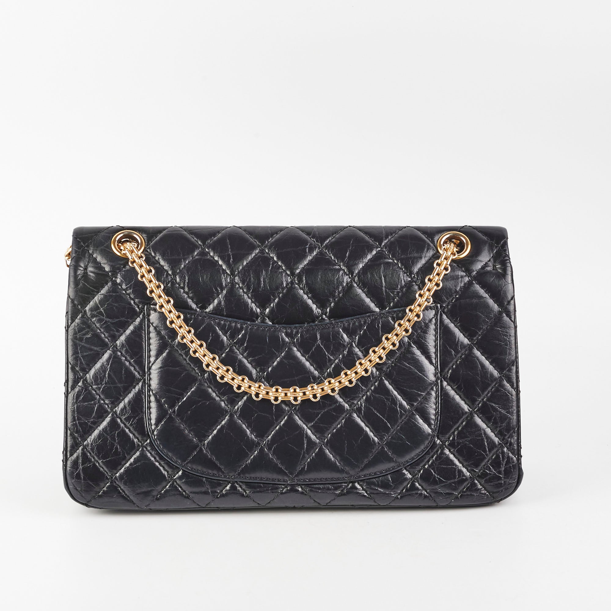 Chanel Medium Reissue 226 Black Leather Shoulder Bag - Luxury Designer Handbag for Women | Perfect for Work, Evening Events & Special Occasions