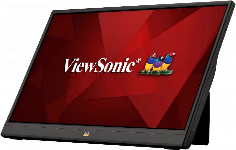 ViewSonic VA1655 15.6 Inch Portable Full HD 1080p IPS Monitor with USB-C & Mini HDMI - Ideal for Laptop Extender, Gaming, and Business Travel