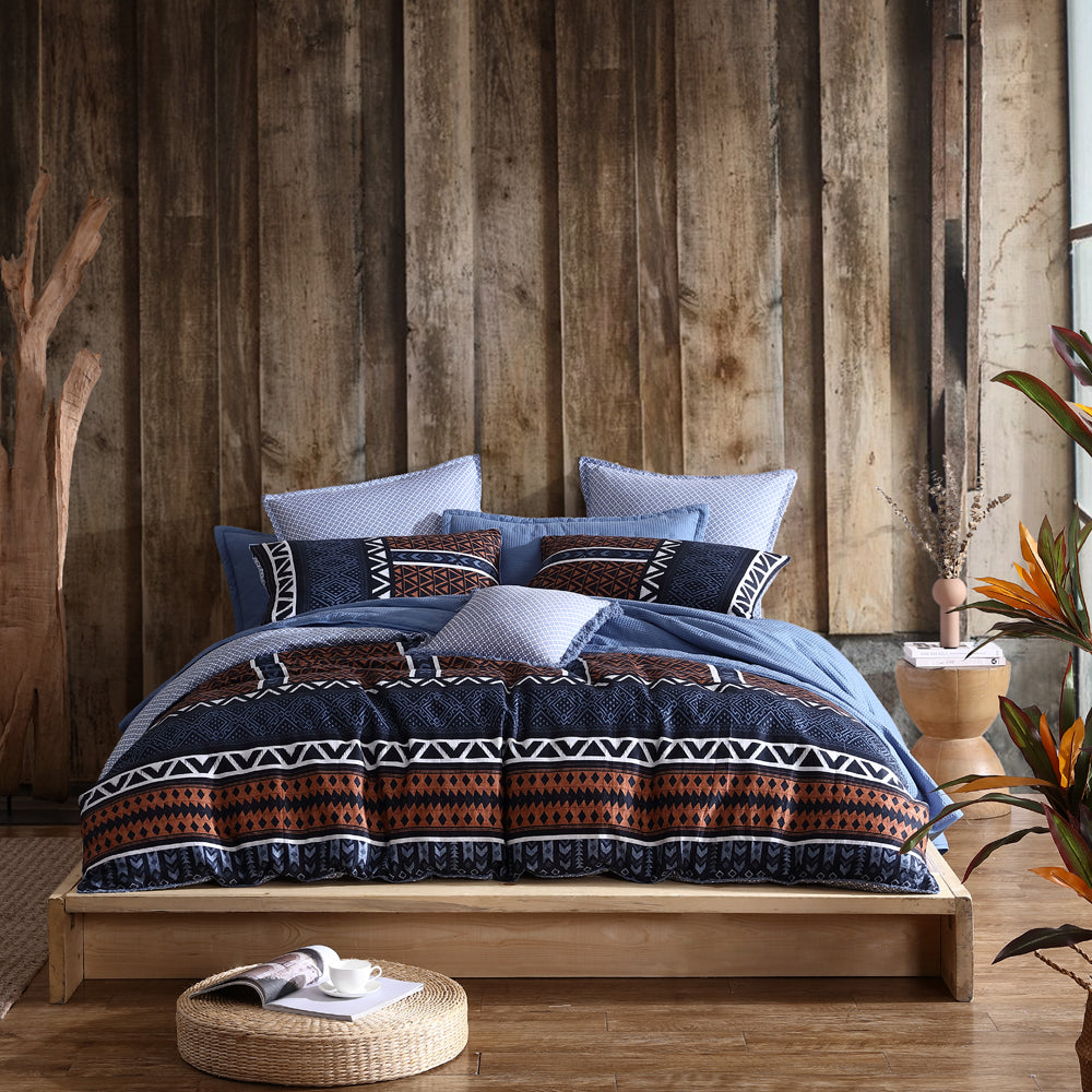 Premium Erskine Quilt Cover Set - Super King Size (90x100 Inches) | 100% Cotton Luxury Bedding | Perfect for Master Bedroom & Guest Room Decor